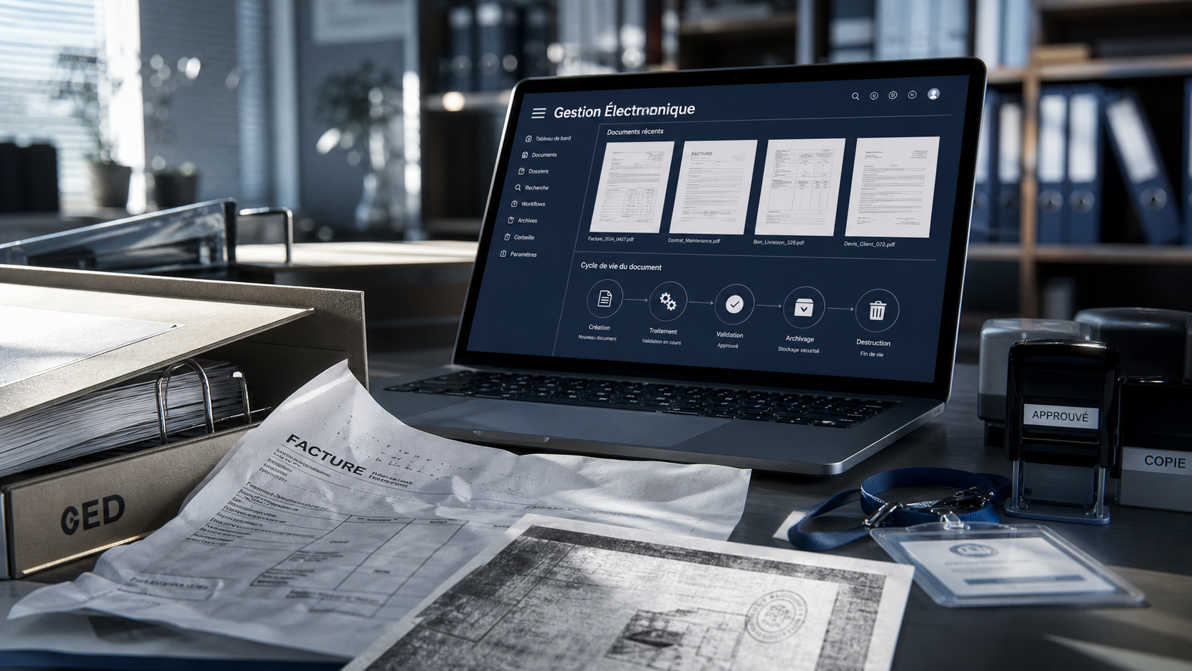 Logiciels GED : GED sécurisée et automatisation documentaire en entreprise