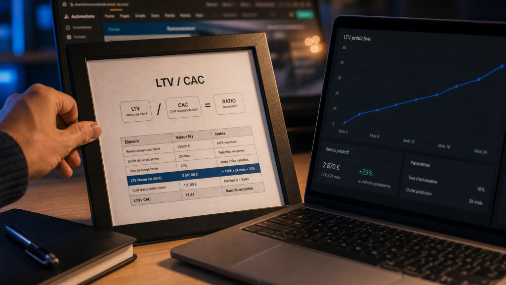 LTV marketing : LTV vs CAC, levier de profit