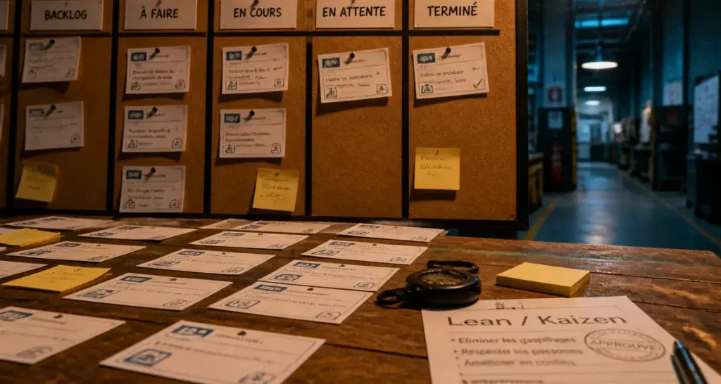 processus lean : éliminer les 7 gaspillages en atelier