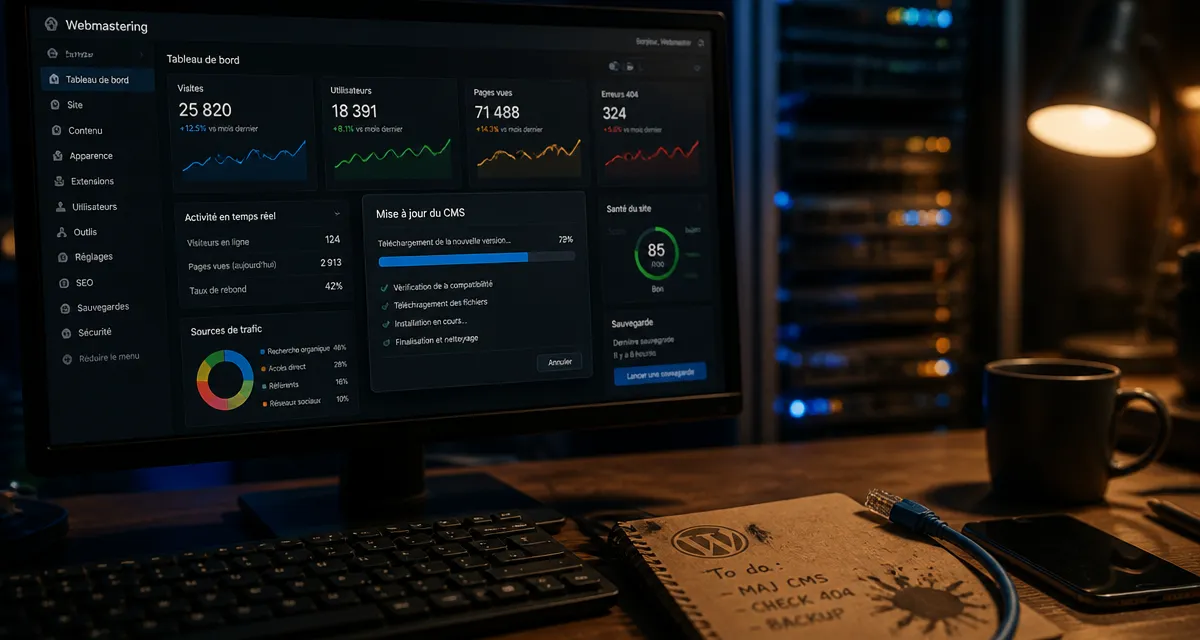 Webmastering : sécuriser un site, éviter les pannes techniques