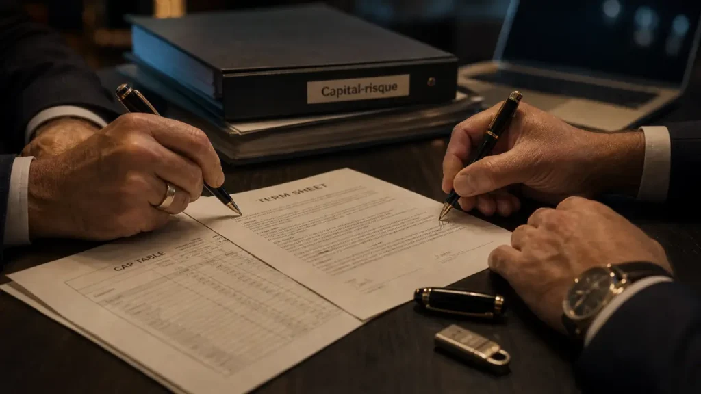 capital venture : term sheet et cap table, financement startup sans dette