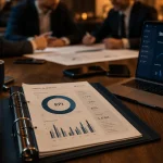 Communication btob : décideurs et KPI sur tableau de bord