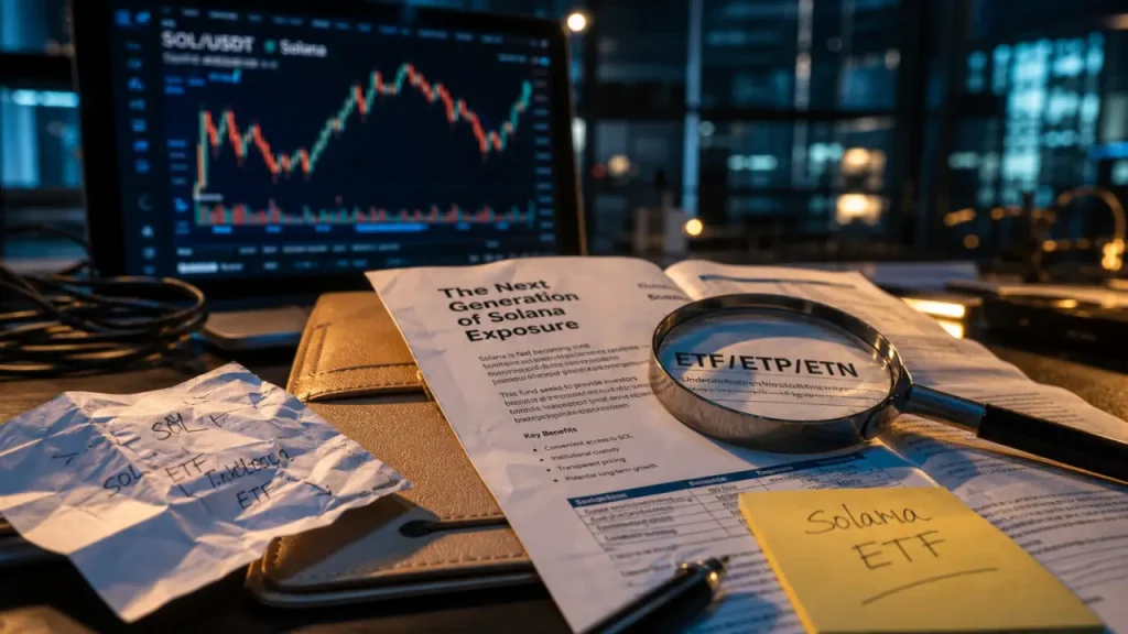 ETF Solana : produit coté, ETP ou ETN, ce qu’il faut vérifier avant d’investir