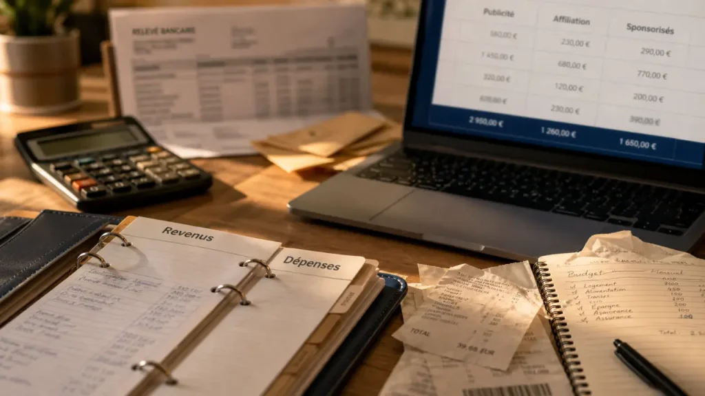 Gestion comptable blogueur : suivre revenus, charges et TVA sans se perdre
