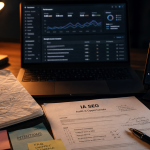 IA SEO : outils d’automatisation et qualité SEO sur bureau
