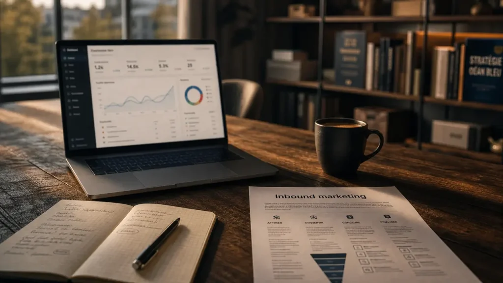 Inbound marketing définition : bureau SEO et CRM