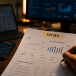 KPI SEO : tableau de bord pour trafic organique et conversions