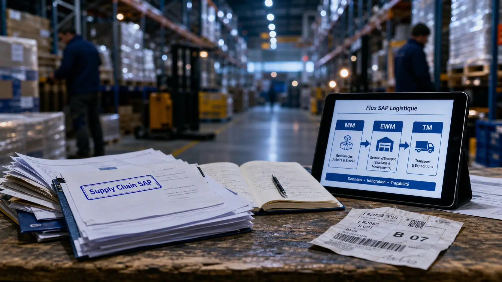 Logiciel logistique SAP pour entrepôt, stocks et transport