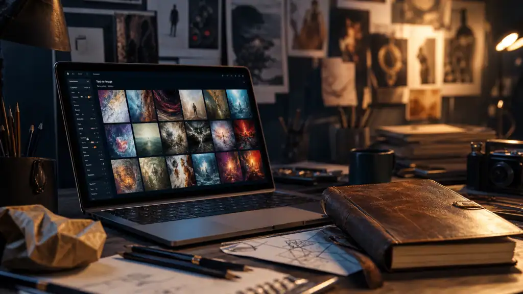 midjourney$ Discord web tarifs usages : studio visuels text-to-image
