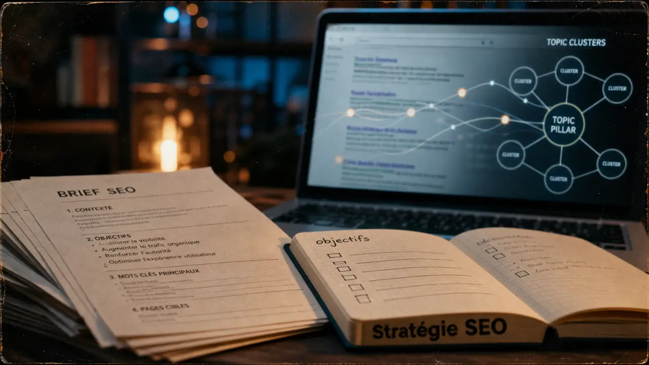 Stratégie de contenu seo : mots-clés, structure et ROI