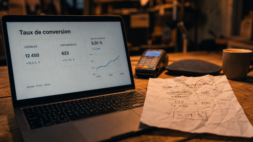 Taux de conversion e commerce 2% à 3% : visiteurs et conversions