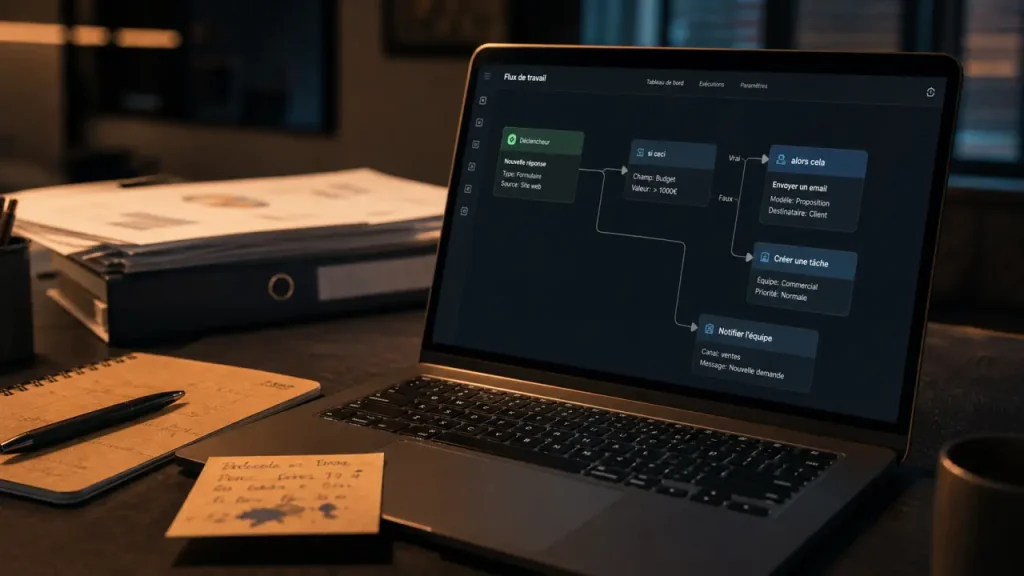 Automatisation no code : gagner du temps sans créer une usine à gaz