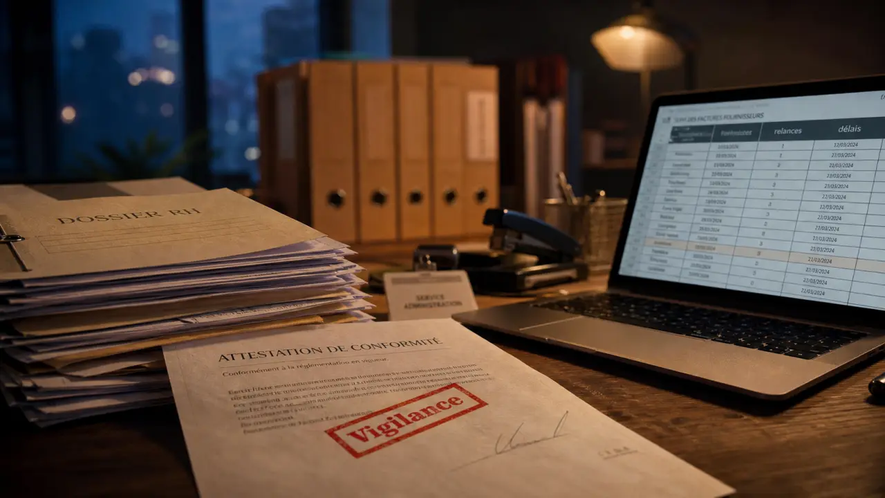 Externalisation gestion administrative : factures et vigilance