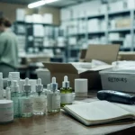 Gestion de stocks produits cosmétiques : dates et lots en entrepôt, bacs retours et bloqués