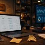 Growth operator sur ordinateur : workflow CRM, automatisations et tableaux de bord pour TPE