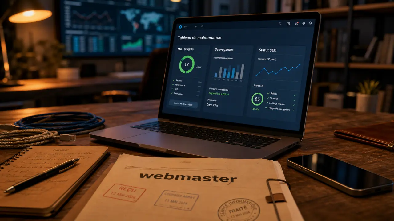 Webmaster indépendant : maintenance web et SEO