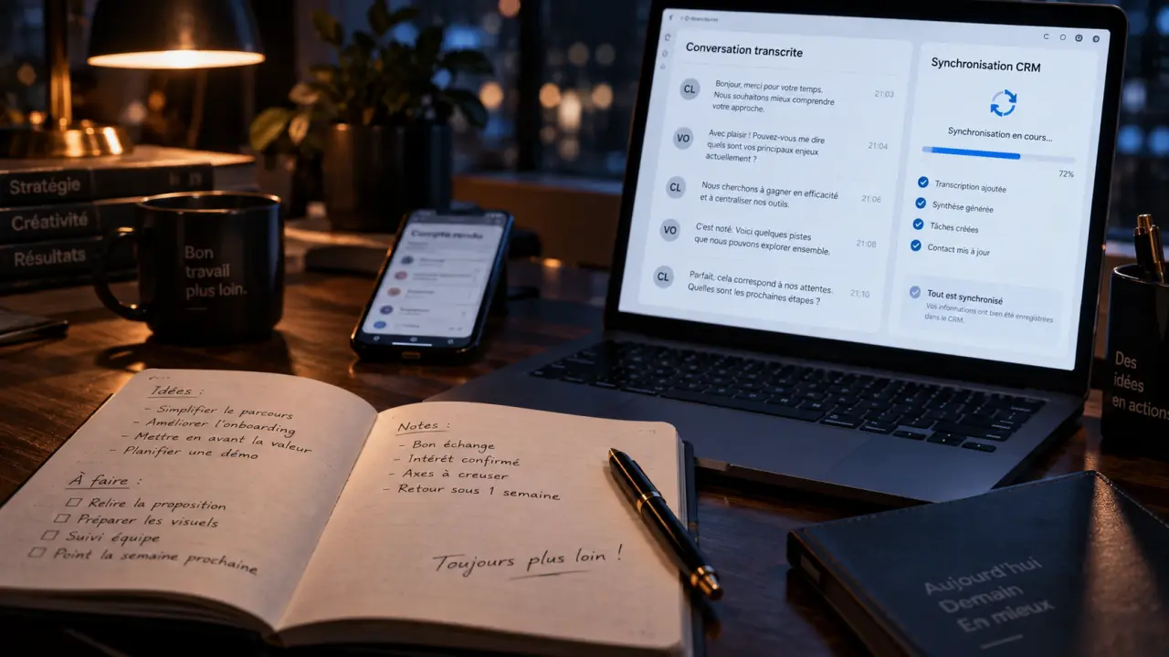 Leexi CRM outil : appels transformés en données commerciales