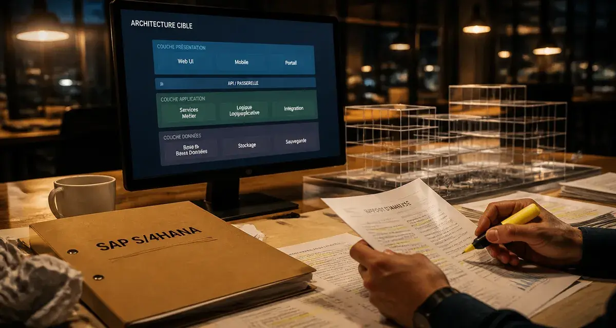 Solutions SAP : pilotage performance et croissance entreprise, bureau moderne S/4HANA