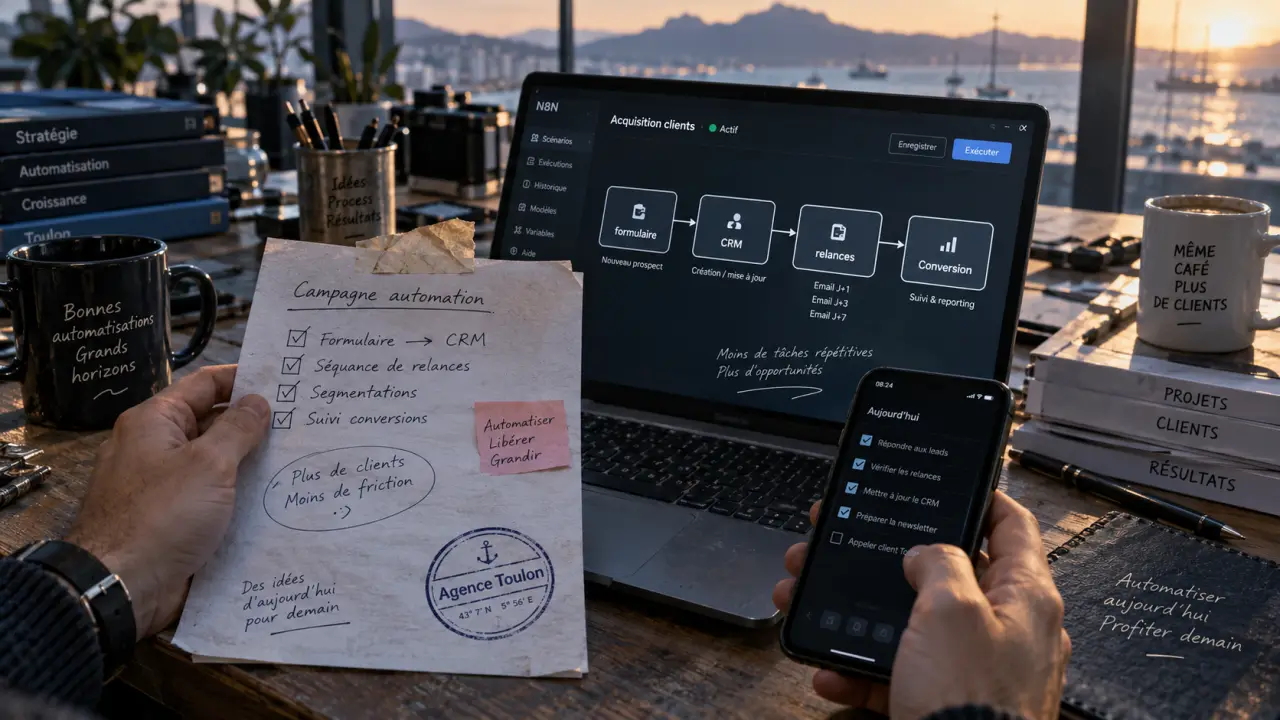 Agence automatisation Toulon : automatisation et gain de temps