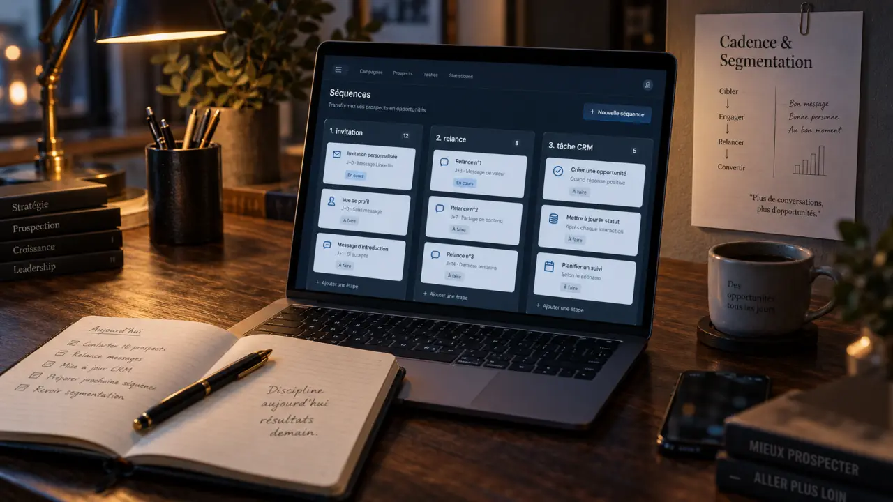 Automatiser LinkedIn : cloud, warm-up et séquences pour relances