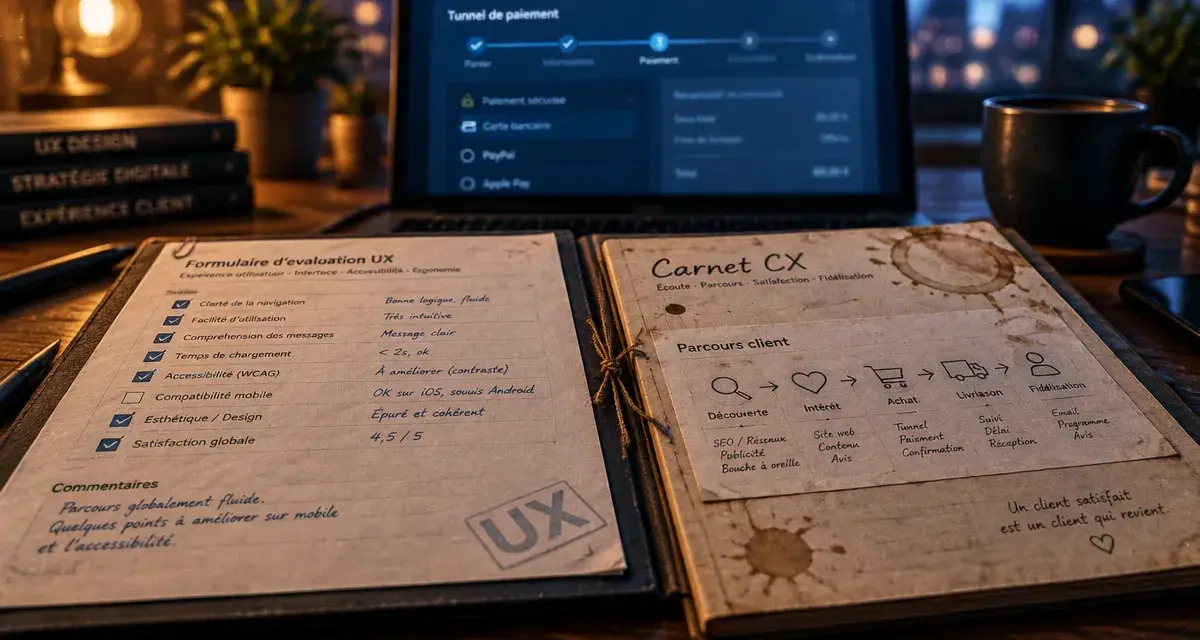 CX and UX : interface et parcours client