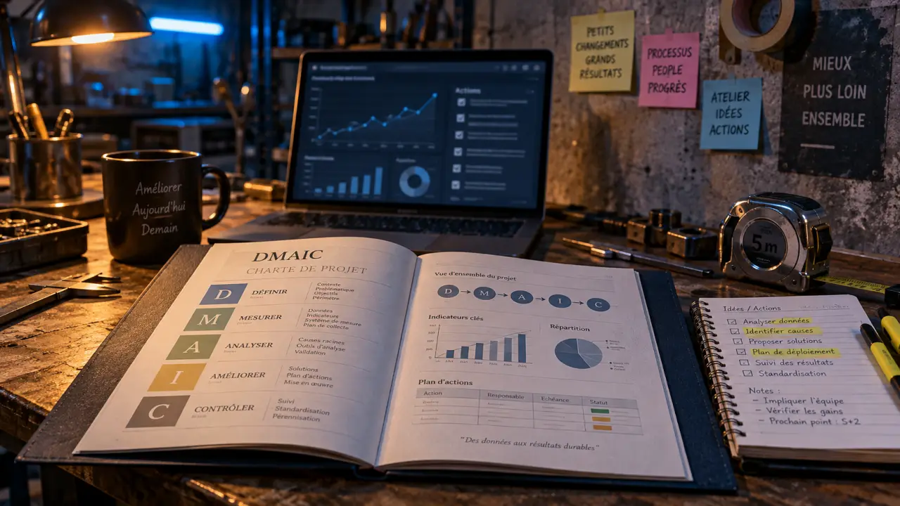 DMAIC méthode d’amélioration de processus en cinq phases