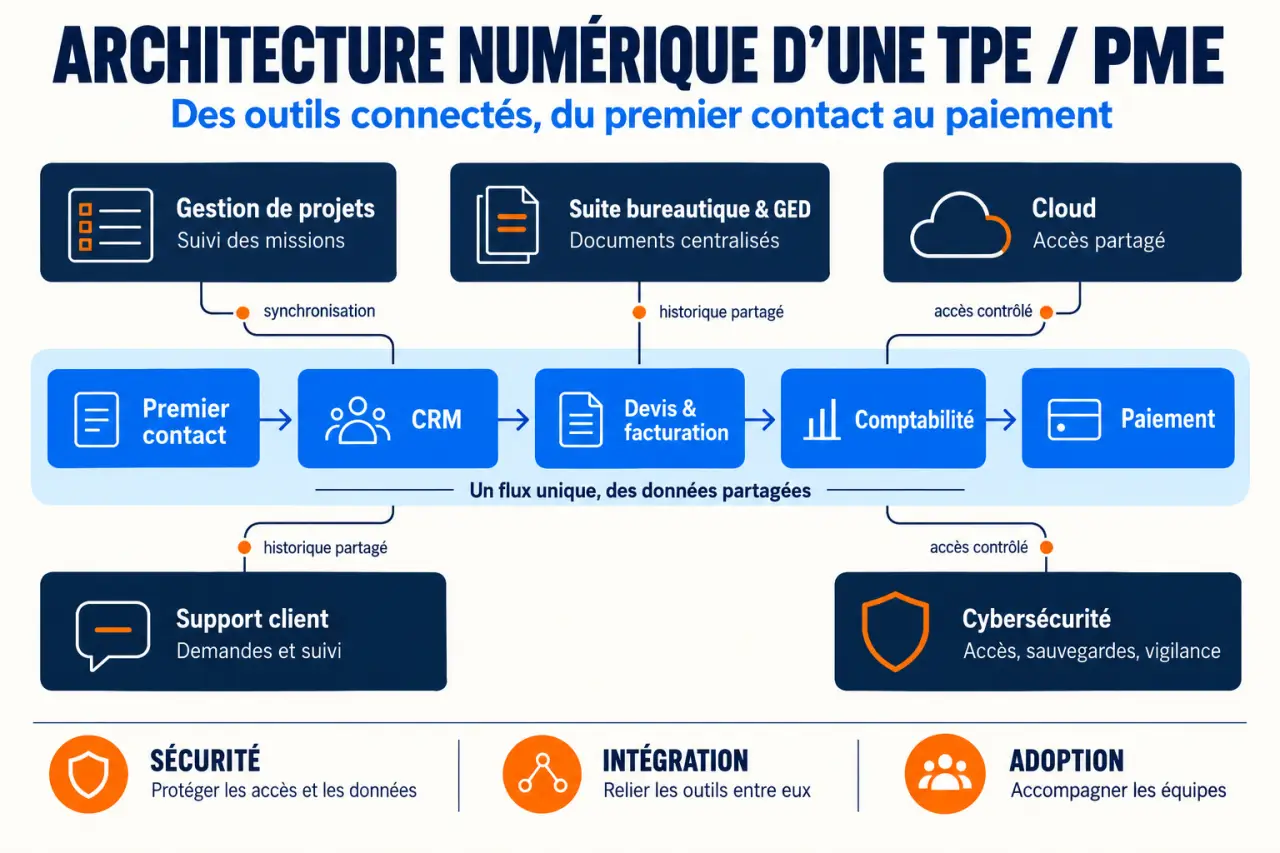 Les outils digitaux indispensables pour tout dirigeant-entreprise moderne : architecture numérique d’une PME