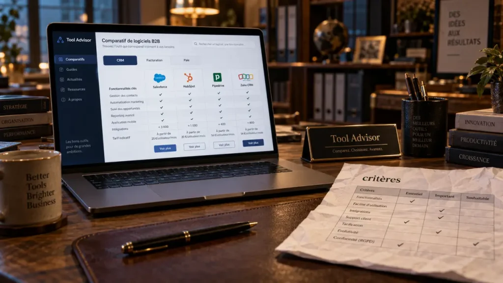 Tool Advisor aide à choisir un logiciel B2B adapté à chaque besoin